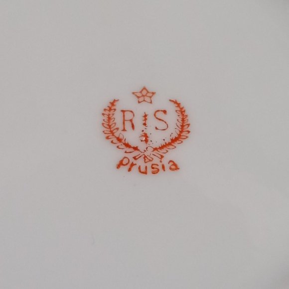 Vintage RS Prusia Hand Painted Sugar Bowl w/ Lid - Picture 6 of 6